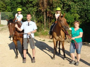 horse riding centre for children in tuscany